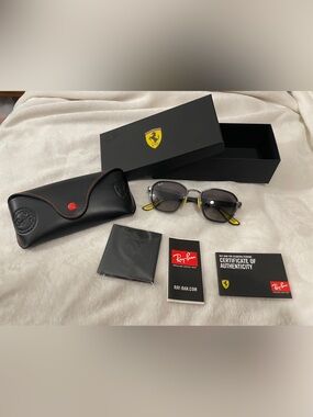 Brand New Ray-Ban Scuderia Ferrari Sunglasses